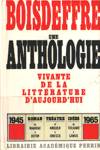 Une anthologie vivante de la littrature d'aujourd'hui - 1945-1965