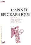 L'ann�e �pigraphique - 1990
