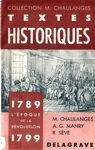 1789-1799 - L'poque de la Rvolution - Textes historiques