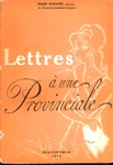 Lettres  une Provinciale