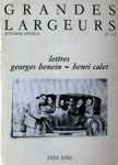 Lettres Georges Henein - Henri Calet