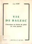 Vie de Balzac