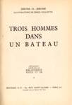 Trois hommes dans un bateau