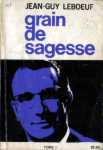 Grain de sagesse - Tome I