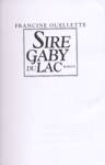 Sire Gaby du Lac