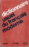 Dictionnaire usuel du franais moderne