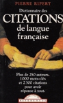 Dictionnaire des citations de langue franaise