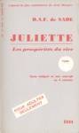 Juliette - Les prosprits du vice - Tome I