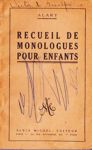 Recueil de monologues pour enfants