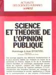 Science et thorie de l'opinion publique - Hommage  Jean Stoetzel