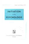 Initiation  la psychologie