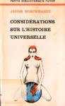 Considrations sur l'histoire universelle