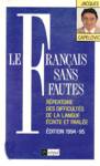 Le franais sans faute