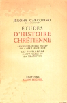 tudes d'histoire chrtienne