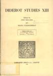 Diderot critique d'art et le problme de l'expression - Diderot Studies XIII