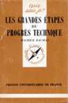 Les grandes tapes du progrs techniques