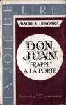 Don Juan frappe  la porte