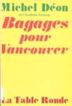 Bagages pour Vancouver