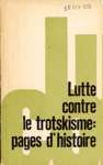 Lutte contre le trotskisme: pages d'histoires (1903-1927)