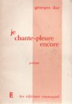 Je chante-pleure encore - Pome