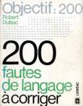Objectif: 200 - 200 fautes de langage  corriger