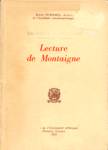 Lecture de Montaigne