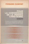Pour la conversion de la pense chrtienne