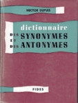 Dictionnaire des synonymes et des antonymes