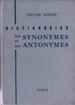 Dictionnaire des synonymes et des antonymes