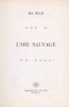 L'oie sauvage