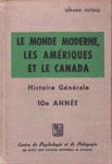 Le monde moderne, les Amriques et le Canada