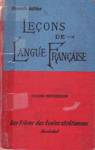 Leons de langue franaise - Cours suprieur