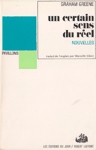 Un certain sens du rel