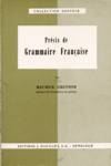 Prcis de grammaire franaise