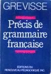 Prcis de grammaire franaise