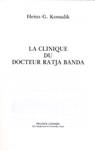 La clinique du docteur Ratja Banda