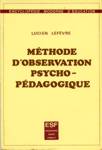 Mthode d'observation psycho-pdagogique