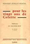 Pour les vingt ans de Colette