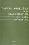 Tables abrges de la classification dcimale universelle