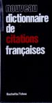 Nouveau dictionnaire de citations franaises