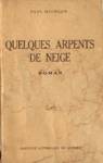 Quelques arpents de neige