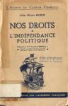 Nos droits  l'indpendance politique