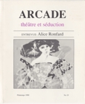Arcade - Thtre et sduction - Printemps 1990
