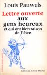 Lettre ouverte aux gens heureux et qui ont bien raison de l'tre