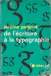 De l'criture  la typograhie