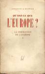 Le mode grec et sa pense - La formation de l'Europe - Tome II