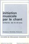 Initiation musicale par le chant- Enfants de 3  8 ans 