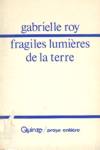Fragiles lumires de la terre