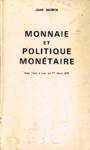 Monnaie et politique montaire