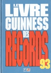 Le livre Guinness des records 1993